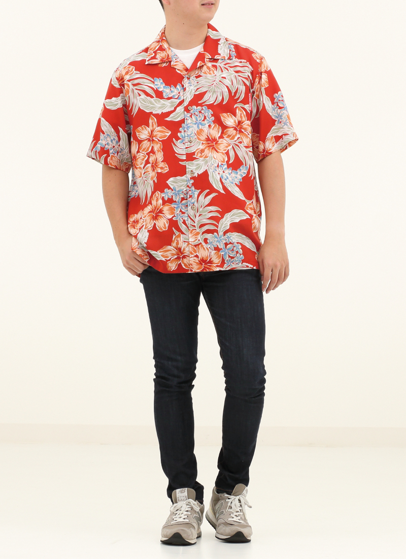 燃えるアロハシャツ