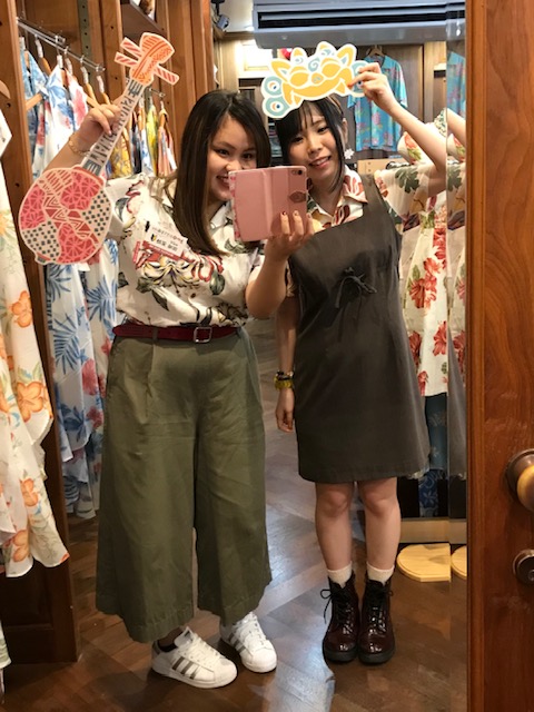 アロハ　かりゆし　コーデ