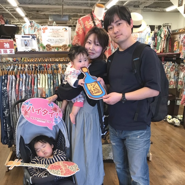 岐阜県から弟さんの結婚式に参列されると言うファミリーさん♪