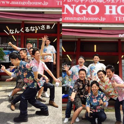 かりゆしウェアでゴルフ