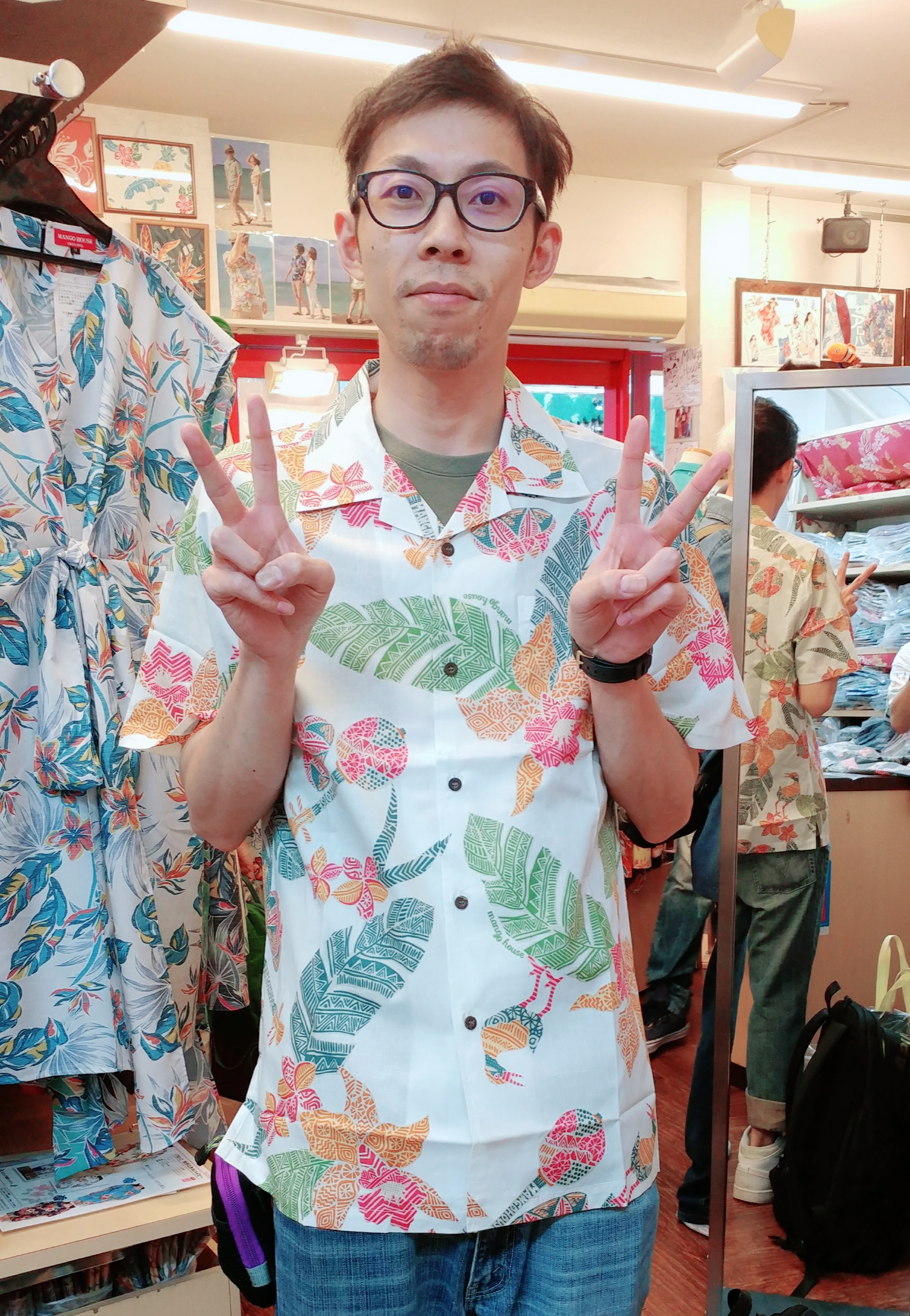 沖縄料理のお店行くときに着てます！大阪からのリピーターさん♪