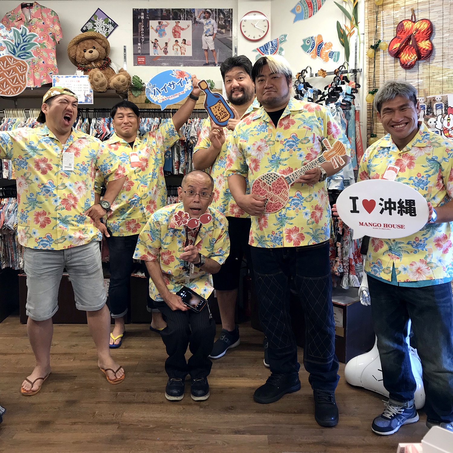 全日本プロレスの皆さまご来店。