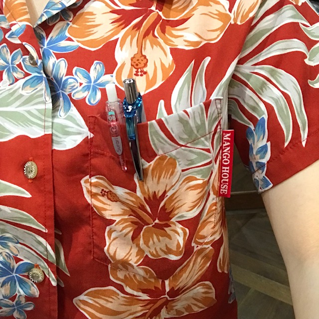 シャツ　ポケット