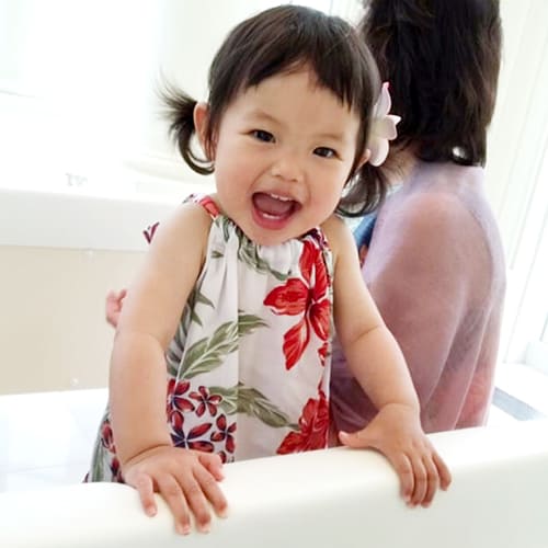 沖縄結婚式　キャミソールワンピース　かりゆしウエディング