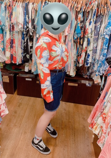 かりゆし　長袖シャツ