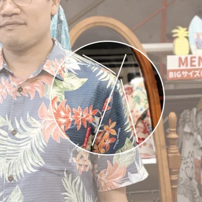 沖縄アロハシャツ　Mサイズ　かりゆしウェア