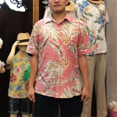 沖縄アロハシャツ　サイズ　かりゆしウェア