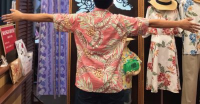 沖縄アロハシャツ　ゆったり　かりゆしウェア