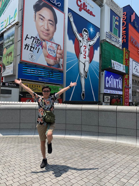 沖縄アロハを着て大阪を満喫してきました！！