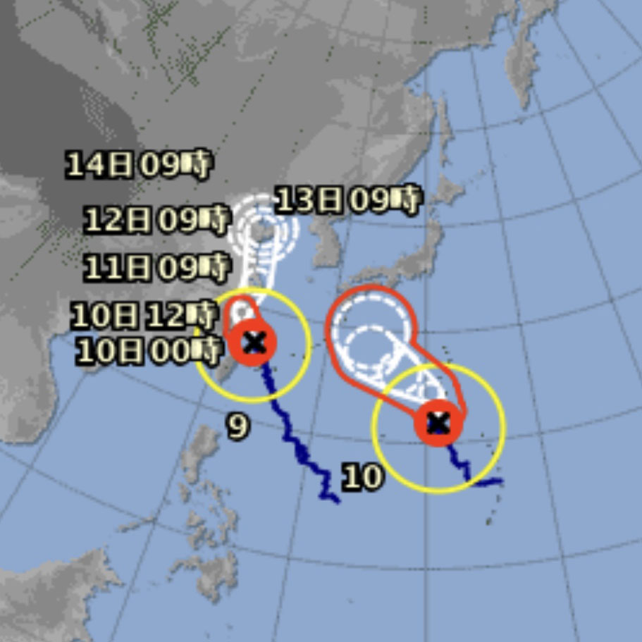 8月半ばの沖縄天気予報！！その①