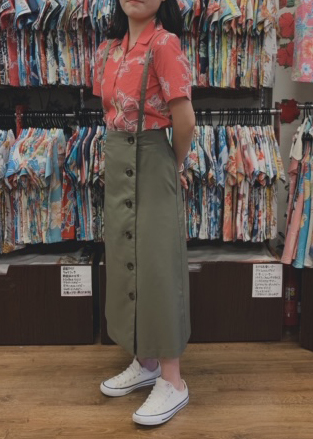 アカバナークイナ×ロングスカート