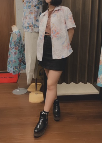 紅型クイナ×タイトスカート(黒)