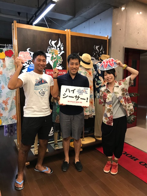マラソン＆沖縄観光でいらっしゃったお客様♪と、偶然の再会。