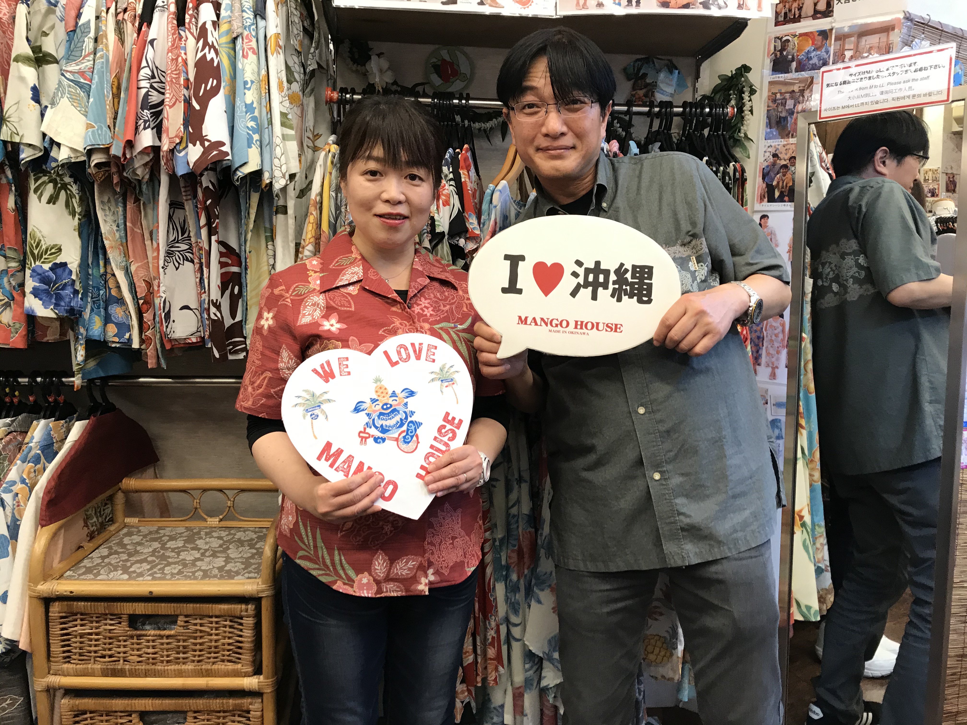 常連様♪国際通りへ遊びに来てくれました(^-)-☆