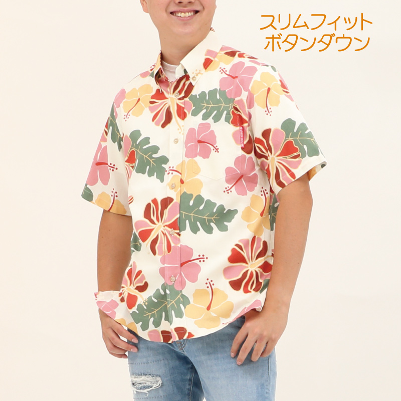 沖縄　かりゆし　アロハシャツ