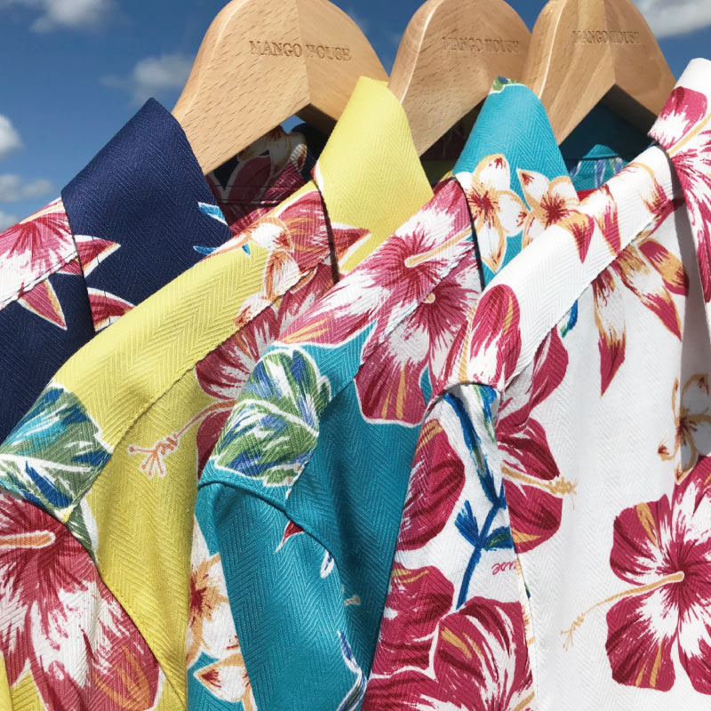 夏　トロピカル　沖縄　アロハシャツ