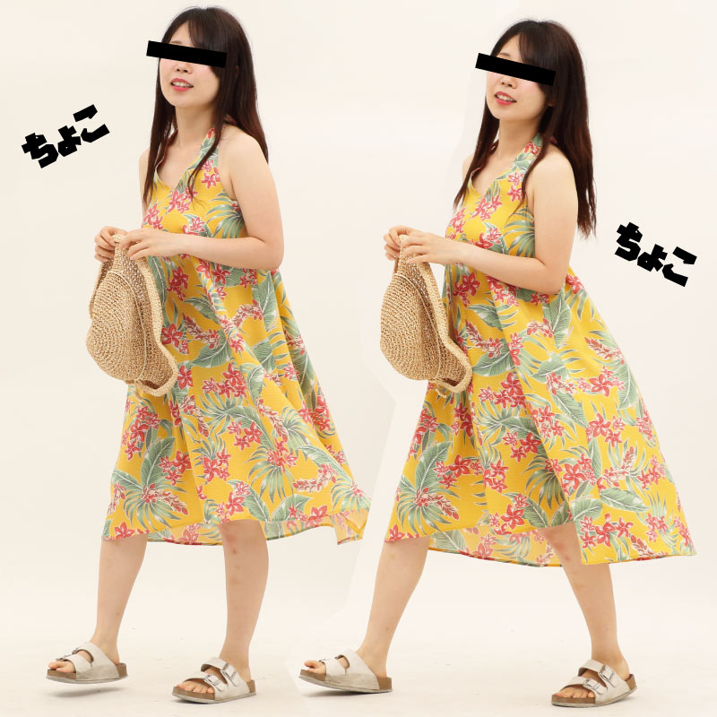 キャミワンピ　着回し　初心者