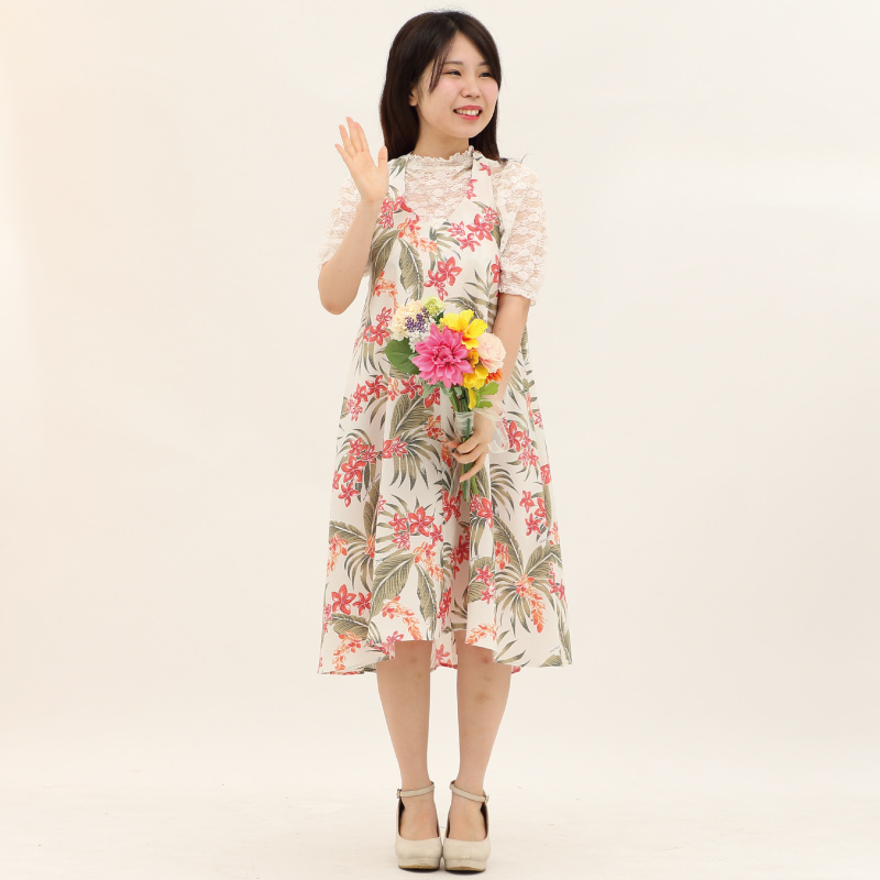 キャミワンピ　着回し　初心者