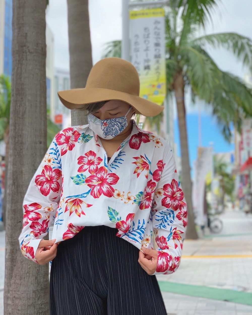 大人可愛いチュニックシャツ