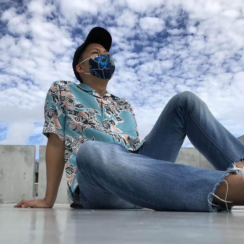 シーサー　アロハシャツ