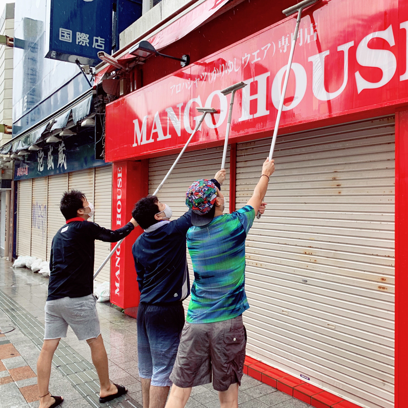 台風も過ぎ去り、マンゴハウスは元気に営業中です♪