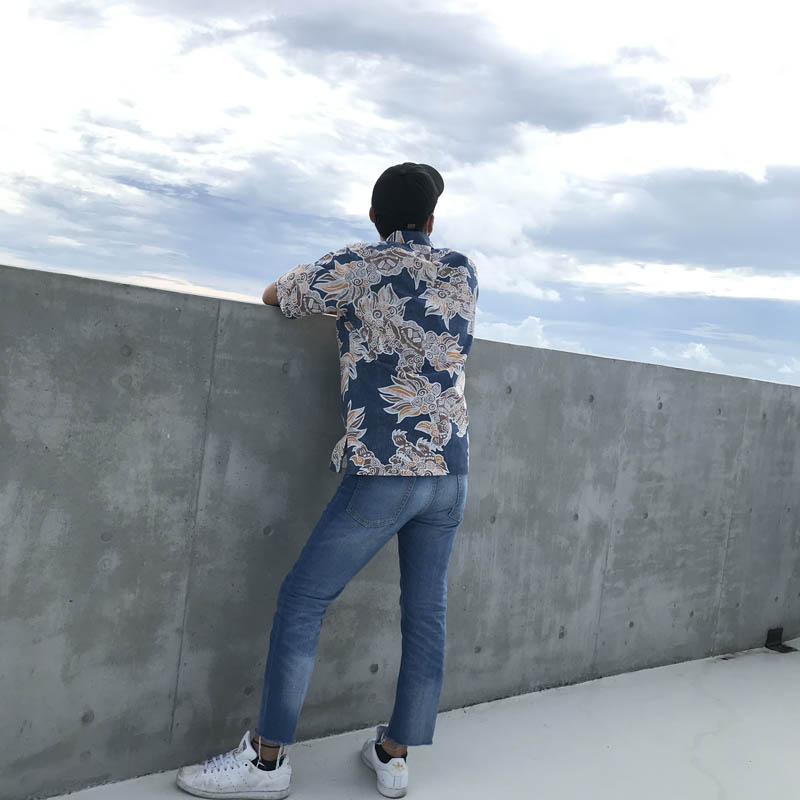 シーサー　アロハシャツ