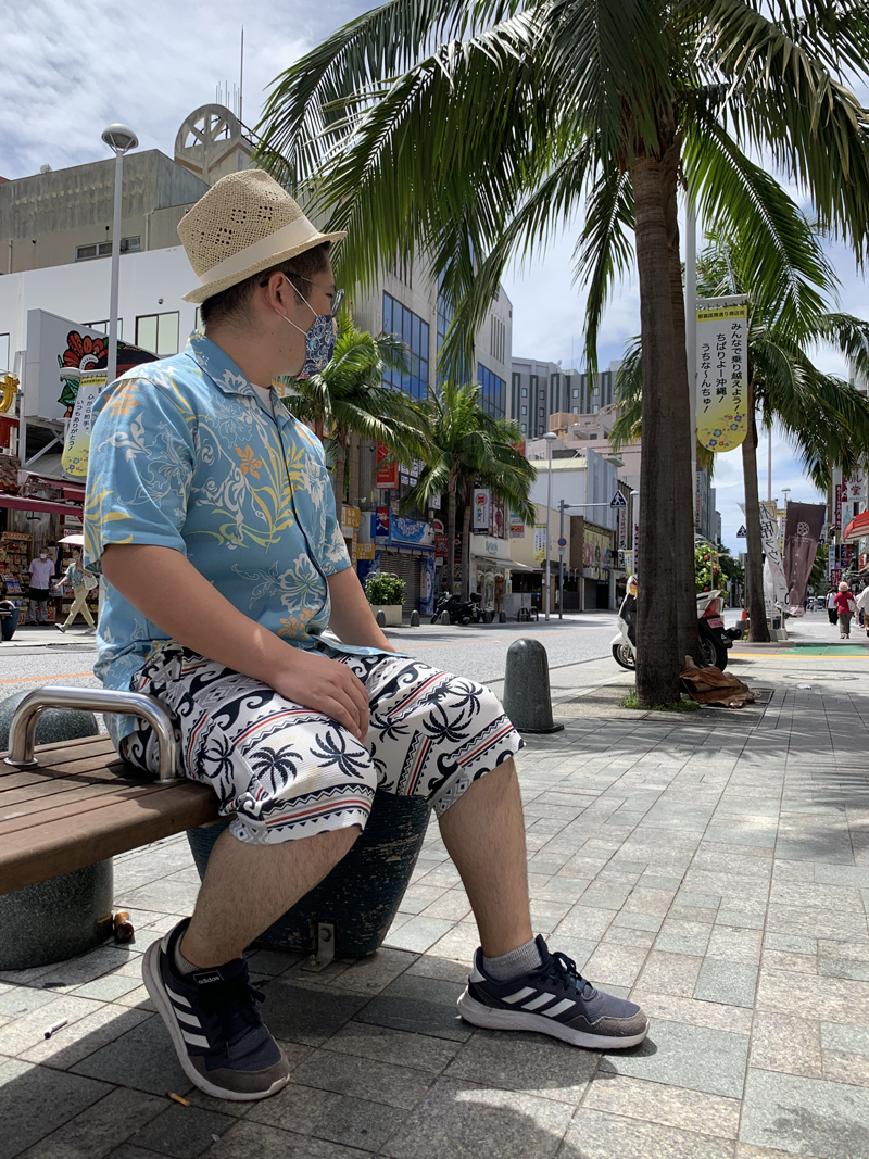 【スタッフコーデ】アロハシャツ×アロハパンツ