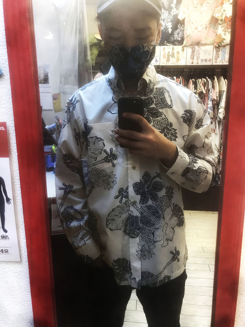 長袖かりゆしウェア