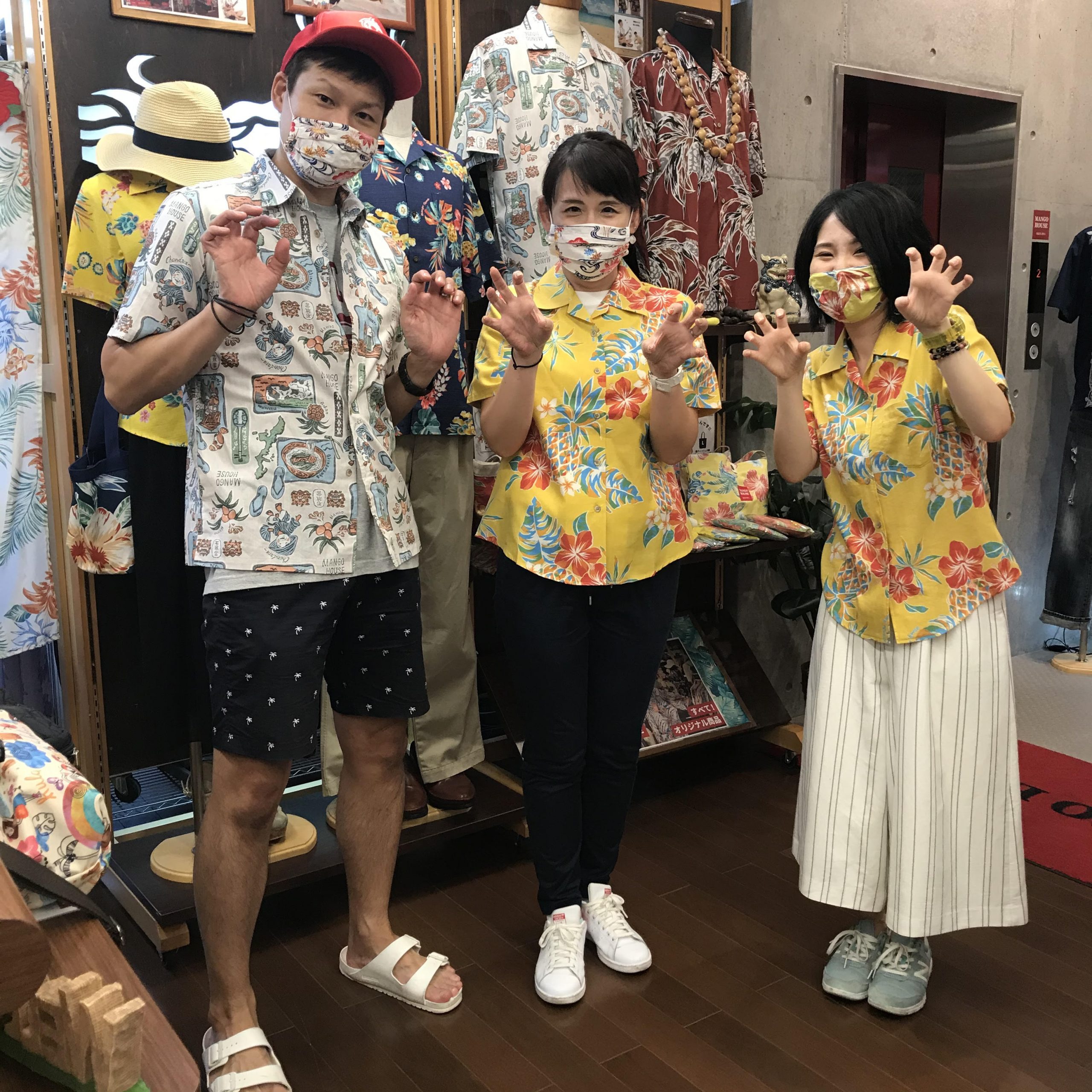 三ヵ月ぶりです。今度はスタッフともおそろっち♪