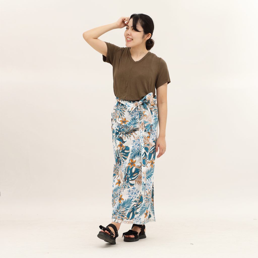 ヤンバルクイナパーティー_ワンピース_ラップスカート