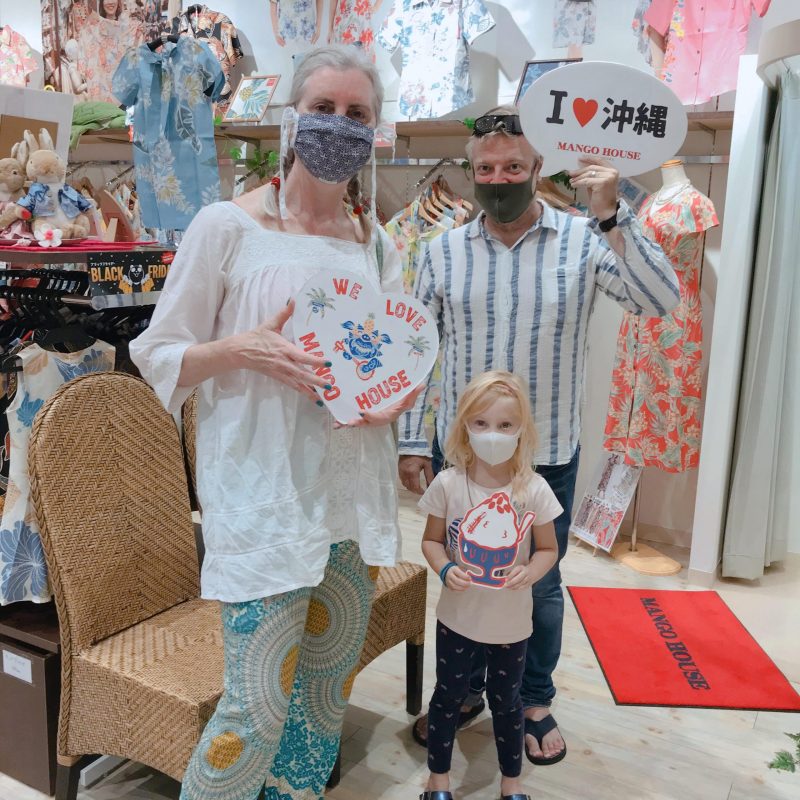 海外からのお客様☆家族で沖縄観光中♪♪