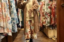 沖縄　かりゆしウェア　冬　コーデ