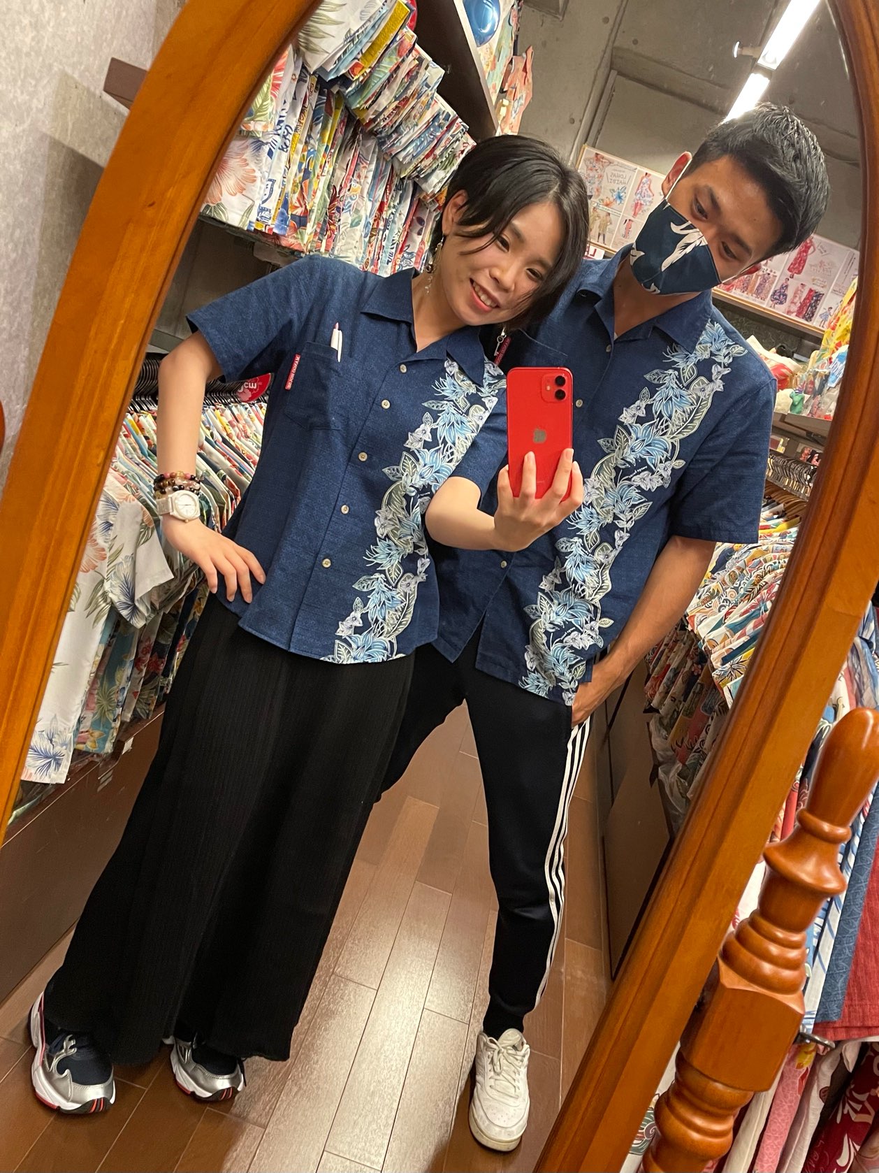 かりゆしウェア　夏　コーデ