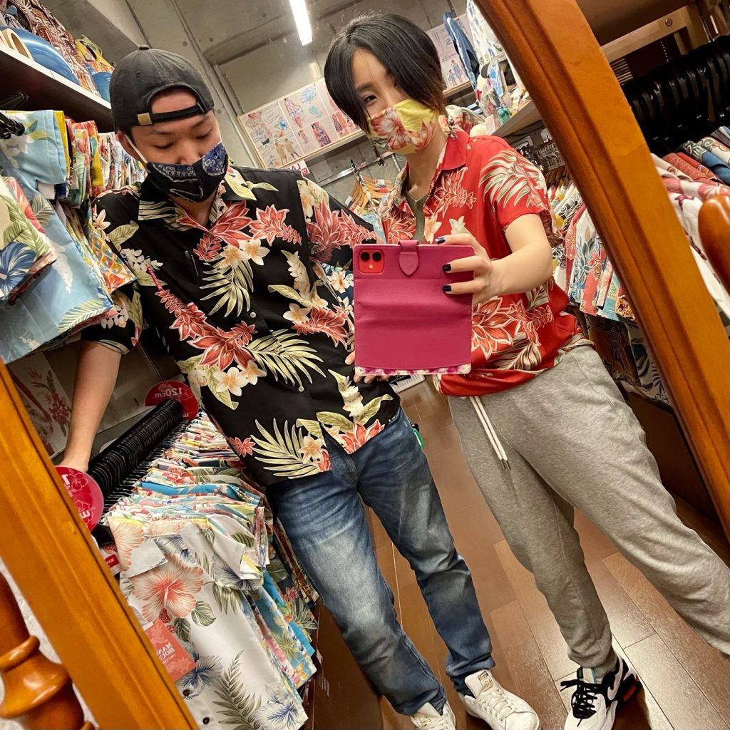 かりゆしウェア　夏　コーデ