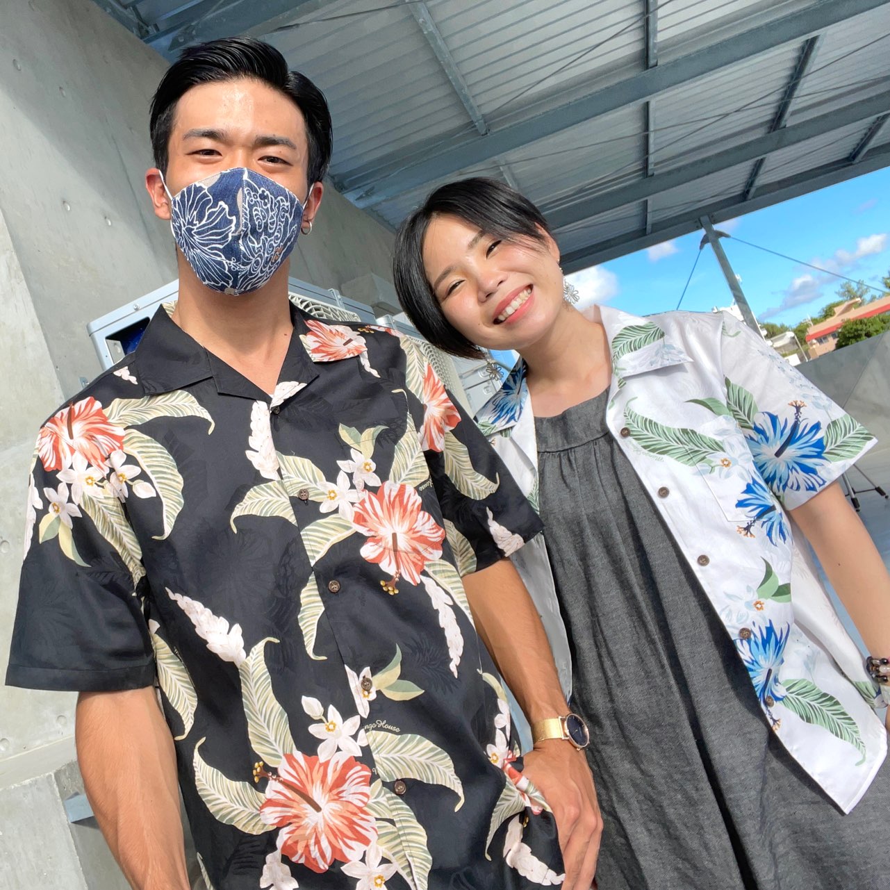 かりゆしウェア　おそろい