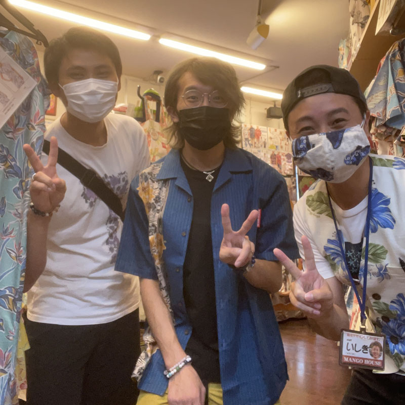 2年ぶりのお客様、前回選んで下さったかりゆしウェアを着用でご来店して下さいました♪