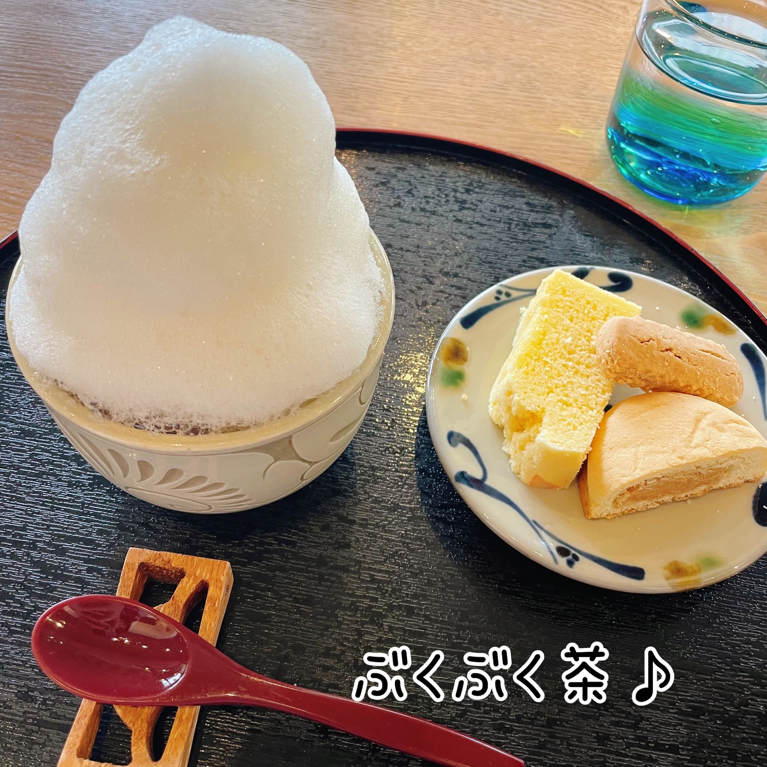 沖縄のお茶〜♪ブクブク茶に挑戦☆