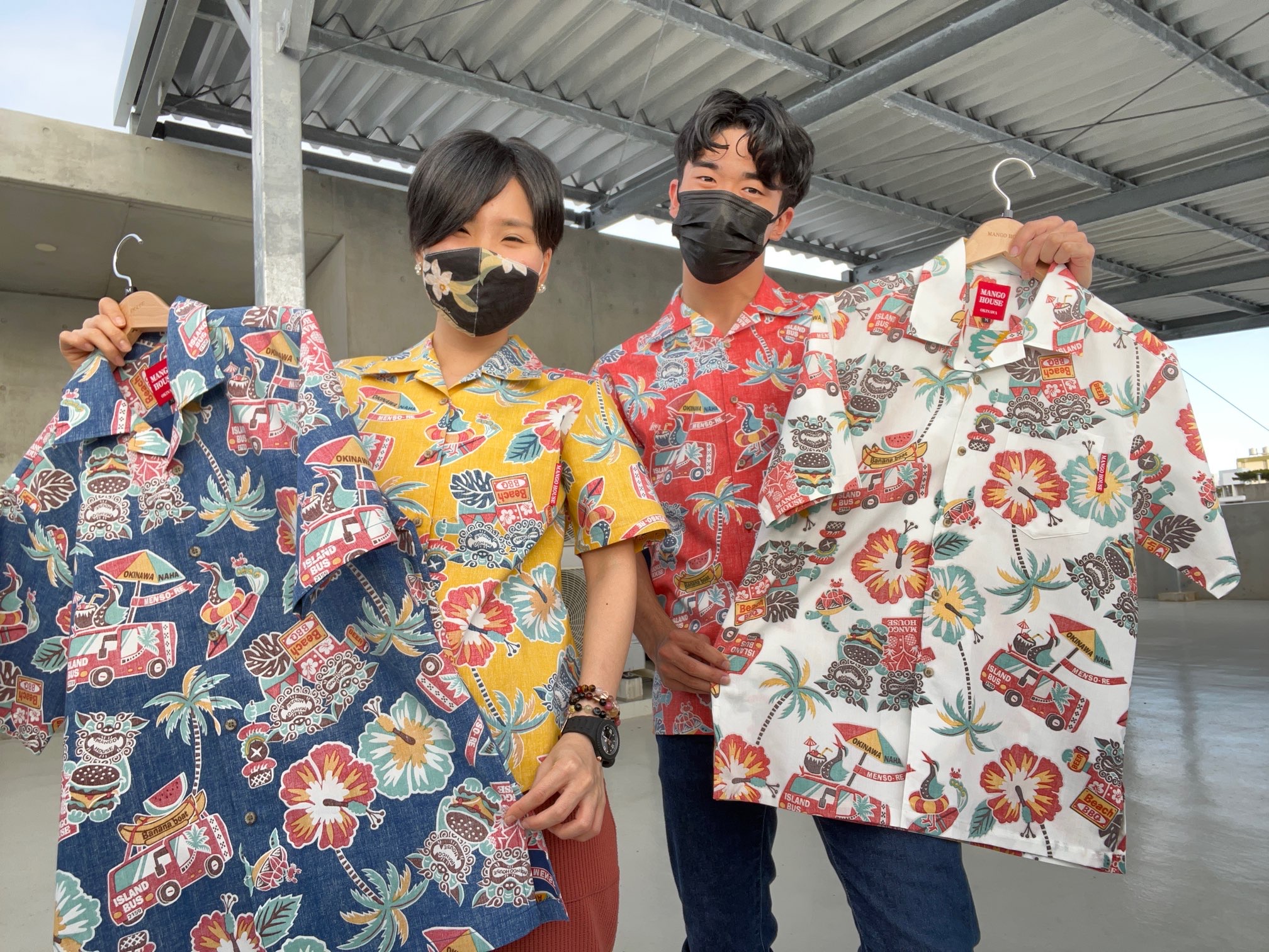 マンゴハウス　バス　かりゆしウェア　かわいい