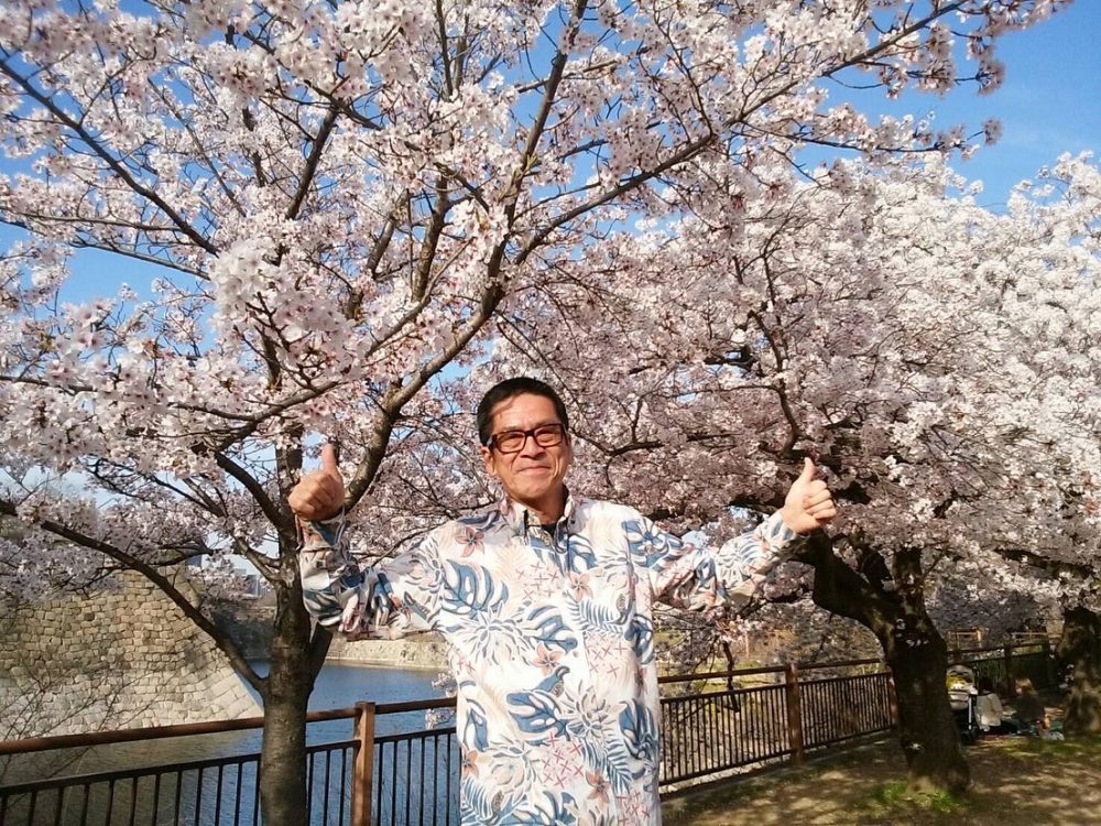 常連様、今年もお花見はかりゆしウェアで満喫です♪