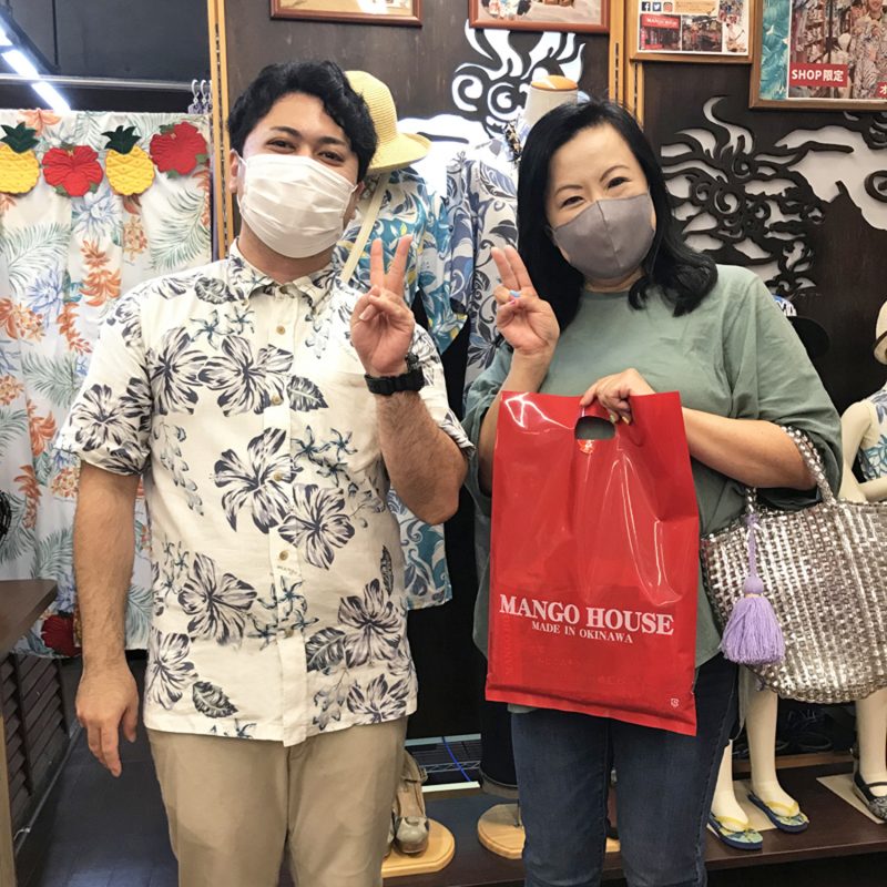 マンゴハウスのシャツ沢山持ってます♪海が好きなリピーター様☆