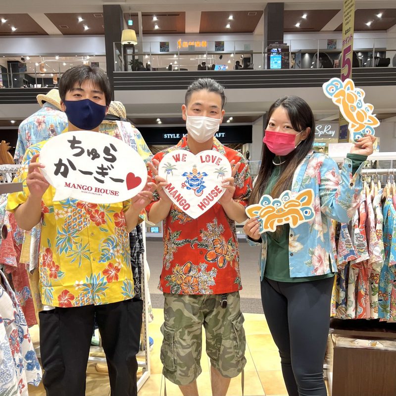 沖縄でダイビングを楽しまれたお客様ご来店🌺