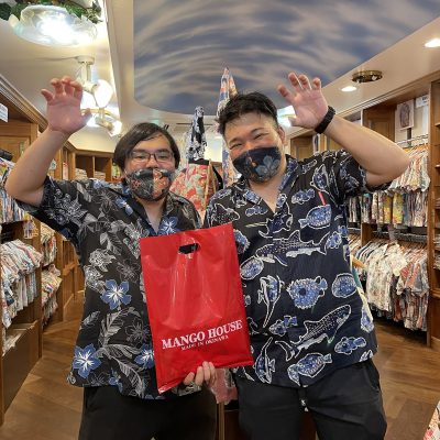 マンゴハウス　お客様写真　関西　かりゆしウェア