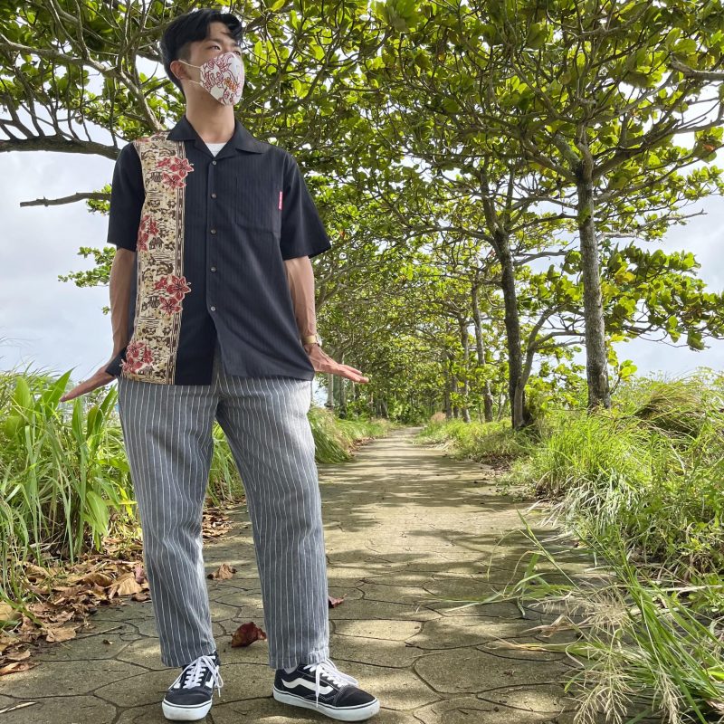 ビジネスだけじゃない！お洒落にもオススメなボーダー柄のかりゆしウェア！！