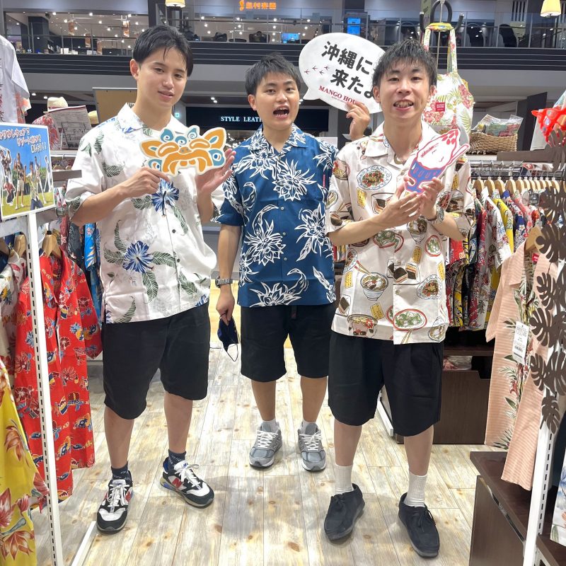 ５時間前に沖縄着きました！！