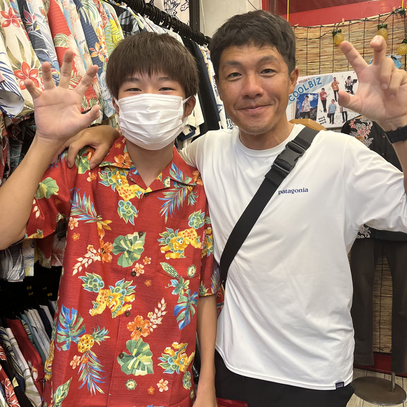 親子で沖縄観光🌺～服から沖縄に染まろう～