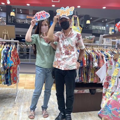 毎年誕生日プレゼントにはマンゴハウスのシャツを♪