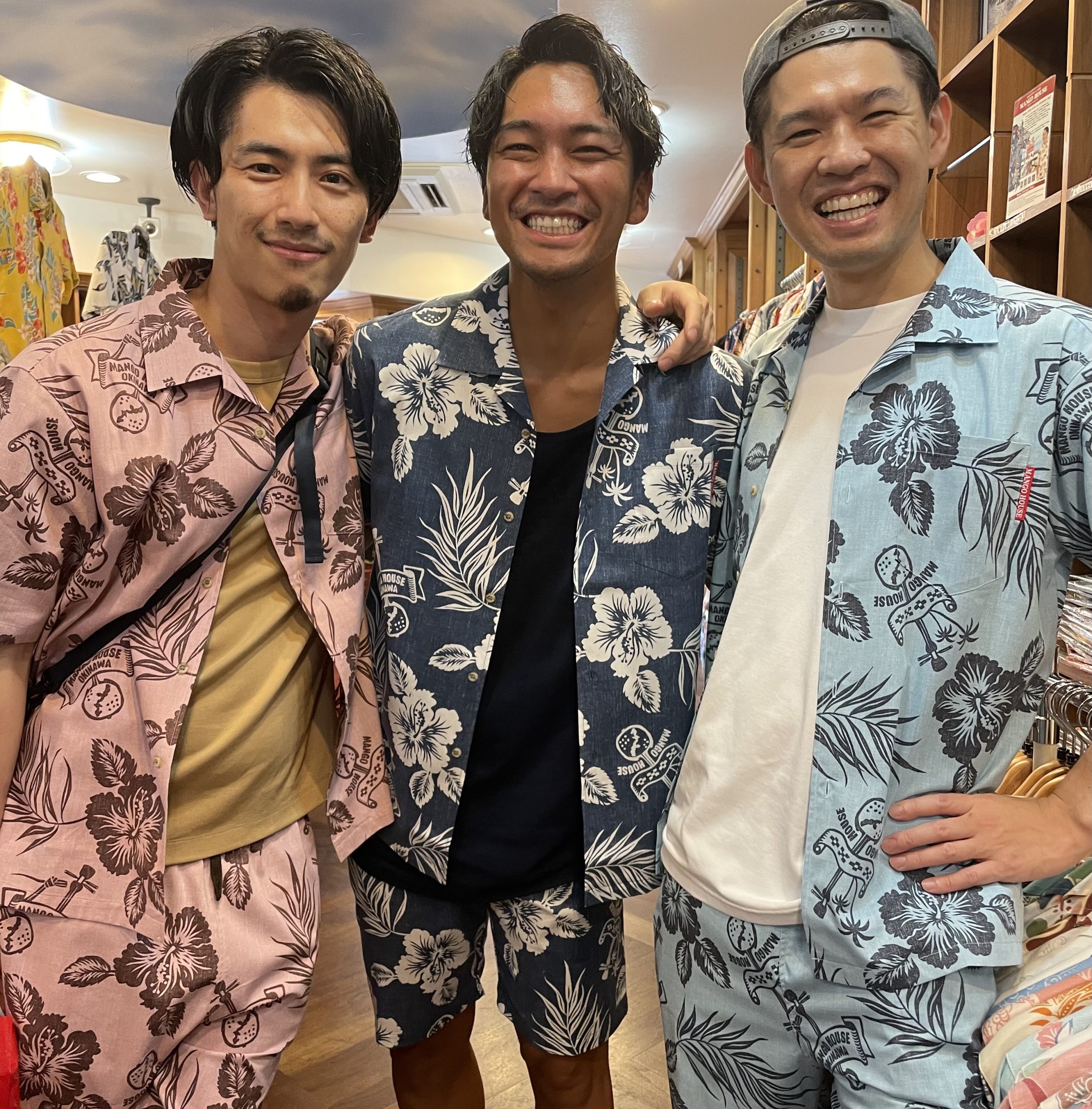 セットアップでお揃いしました♪沖縄旅行楽しむぞ～！！