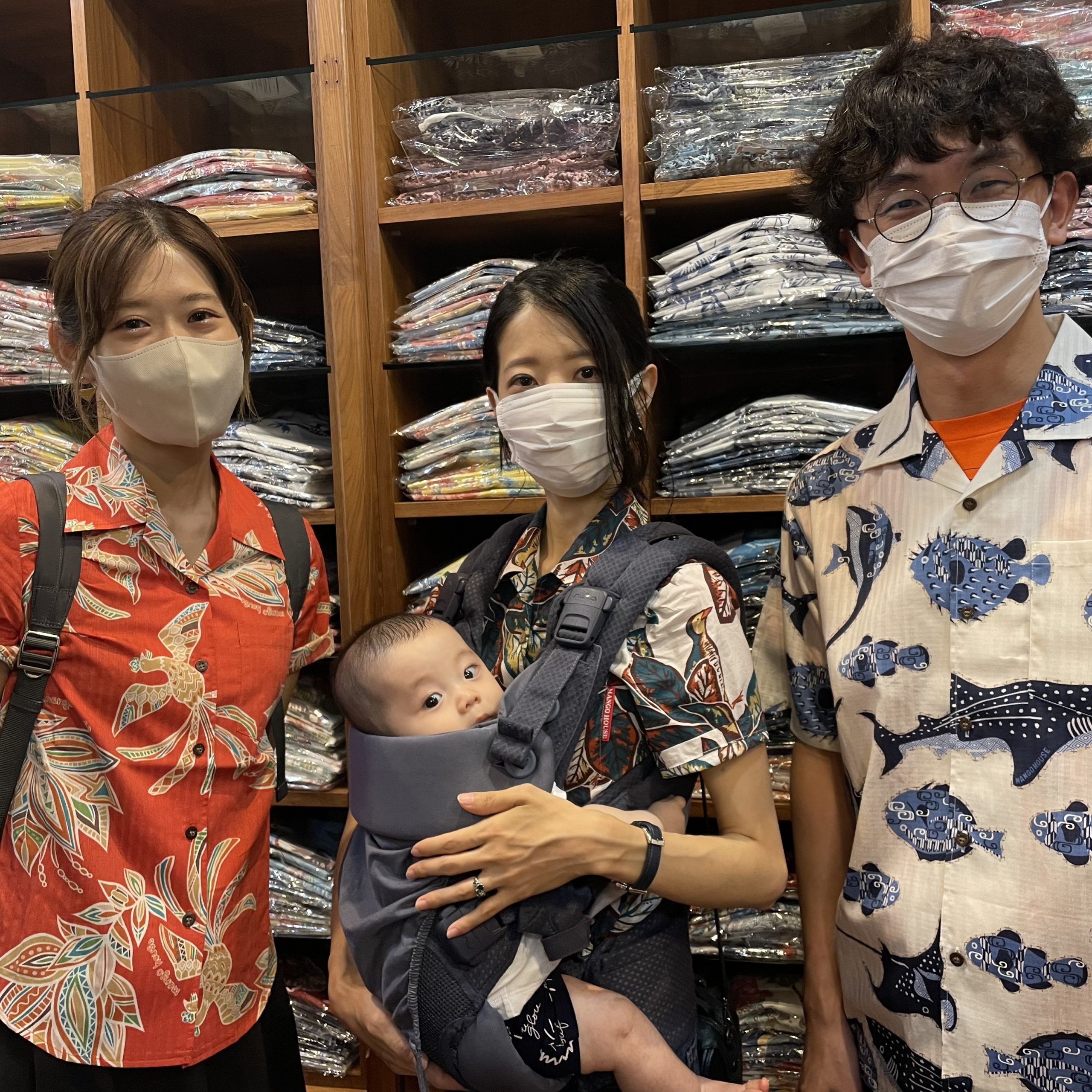 安室ちゃんの花火を見に沖縄に来たよ♪designerきんじょうの柄が大好き！