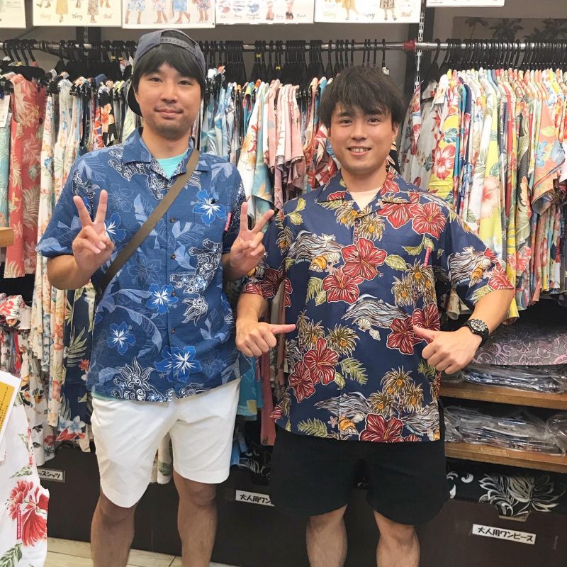 明日のライブで沖縄に♪宮城と愛知からのお客様♪