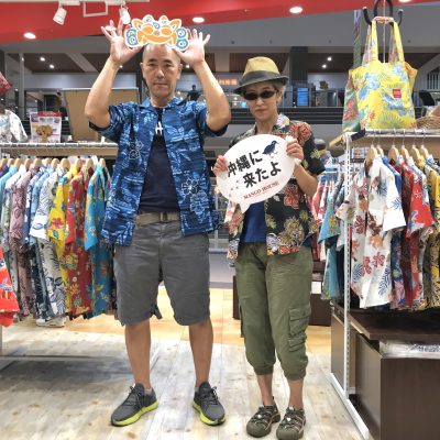 初かりゆしウェアです！